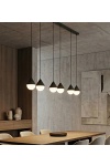 Lampa wisząca GIRO 6 PREM BLACK - Emibig