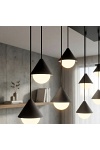 Lampa wisząca GIRO 9 BLACK - Emibig