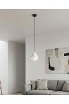 Lampa wisząca GIRO 1 BLACK WHITE - Emibig