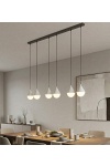 Lampa wisząca GIRO 6 PREM BLACK WHITE - Emibig