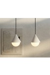Lampa wisząca GIRO 6 PREM BLACK WHITE - Emibig