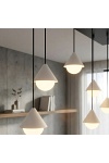 Lampa wisząca GIRO 6 BLACK WHITE - Emibig