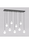 Lampa wisząca GIRO 9 BLACK WHITE - Emibig