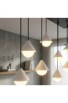 Lampa wisząca GIRO 9 BLACK WHITE - Emibig