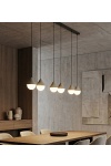 Lampa wisząca GIRO 6 PREM BLACK MOKKA - Emibig