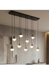 Lampa wisząca GIRO 9 BLACK MOKKA - Emibig