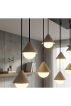 Lampa wisząca GIRO 9 BLACK MOKKA - Emibig