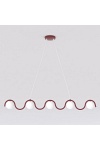 Lampa wisząca SINUS 5 BURGUNDY - Emibig