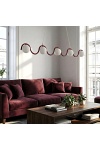 Lampa wisząca SINUS 5 BURGUNDY - Emibig