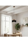 Lampa wisząca KIVI 1S BLACK - Emibig