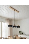 Lampa wisząca KIVI 3 BLACK - Emibig