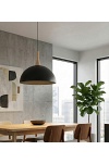Lampa wisząca NAUTICA 1L BLACK - Emibig