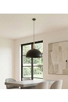 Lampa wisząca NAUTICA 1L BLACK - Emibig