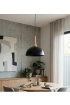 Lampa wisząca NAUTICA 1S BLACK - Emibig