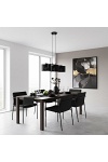 Lampa wisząca LUX 3 BLACK - Emibig