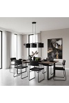 Lampa wisząca LUX 3 BLACK - Emibig