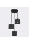 Lampa wisząca LUX 3 BLACK PREM - Emibig