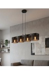 Lampa wisząca LUX 4 BLACK - Emibig
