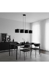 Lampa wisząca LUX 4 BLACK - Emibig