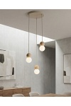 Lampa wisząca LOOP 3 MOKKA - Emibig