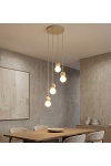 Lampa wisząca LOOP 4 MOKKA - Emibig