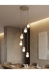 Lampa wisząca LOOP 6 MOKKA - Emibig