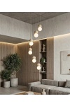 Lampa wisząca LOOP 6 MOKKA - Emibig