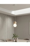 Lampa wisząca LOOP 1 WHITE - Emibig