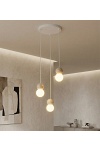 Lampa wisząca LOOP 3 WHITE - Emibig
