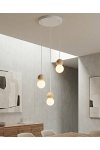 Lampa wisząca LOOP 3 WHITE - Emibig