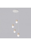 Lampa wisząca LOOP 4 WHITE - Emibig