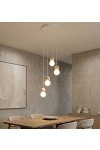 Lampa wisząca LOOP 4 WHITE - Emibig