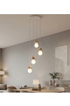 Lampa wisząca LOOP 4 WHITE - Emibig
