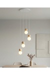 Lampa wisząca LOOP 4 WHITE - Emibig