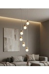 Lampa wisząca LOOP 6 WHITE - Emibig
