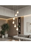 Lampa wisząca LOOP 6 WHITE - Emibig
