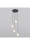Lampa wisząca LOOP 4 BLACK - Emibig