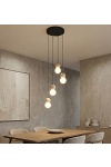 Lampa wisząca LOOP 4 BLACK - Emibig