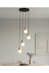 Lampa wisząca LOOP 4 BLACK - Emibig
