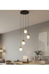 Lampa wisząca LOOP 4 BLACK - Emibig