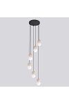 Lampa wisząca LOOP 6 BLACK - Emibig