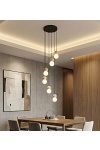 Lampa wisząca LOOP 6 BLACK - Emibig