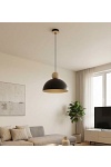 Lampa wisząca KAKI 1M BLACK - Emibig