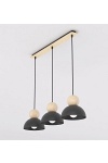 Lampa wisząca KAKI 3 BLACK - Emibig