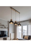 Lampa wisząca KAKI 3 BLACK - Emibig