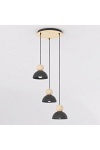 Lampa wisząca KAKI 3PREM BLACK - Emibig