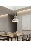 Lampa wisząca KAKI 1S WHITE - Emibig