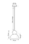 Lampa wisząca KAKI 1S WHITE - Emibig