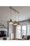 Lampa wisząca KAKI 3 MOKKA - Emibig