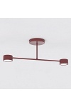 Lampa sufitowa HALO 2 BURGUNDY - Emibig